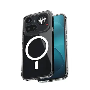 Crong Hybrid Clear Magnetic MagSafe Case for Nothing Phone 4a Pro, Transparent