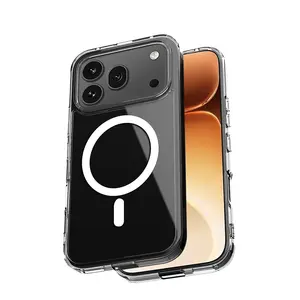 Crong Hybrid Clear Magnetic MagSafe Case for Honor 600 Pro 5G, Transparent