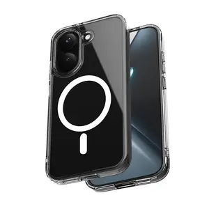 Чехол Crong Hybrid Clear Magnetic MagSafe для POCO X8 Pro