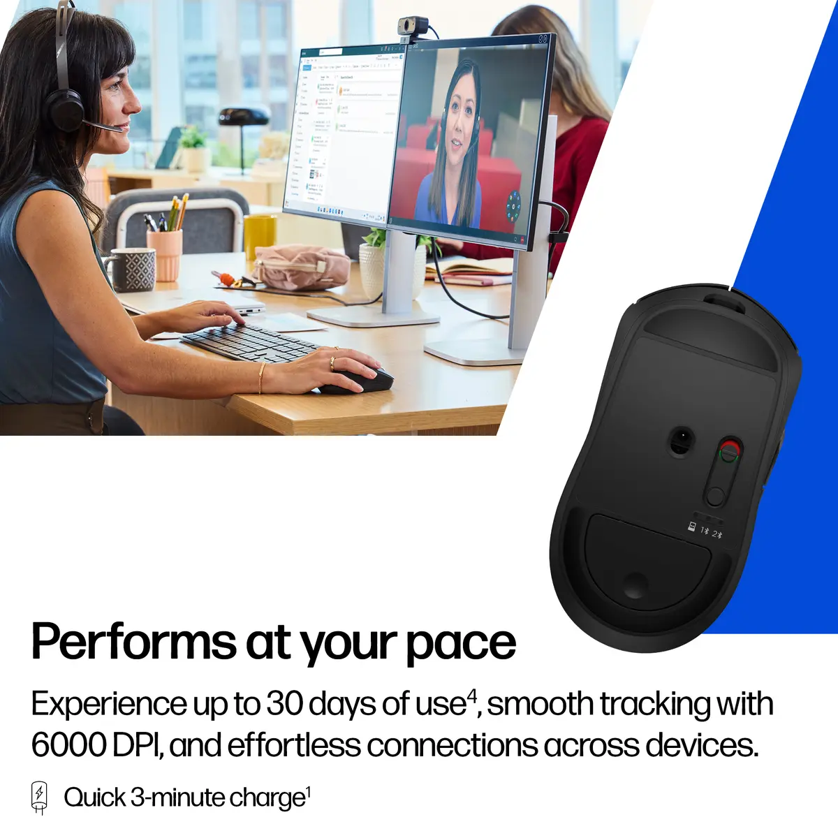 HP 705 bezvadu pele Photo 3