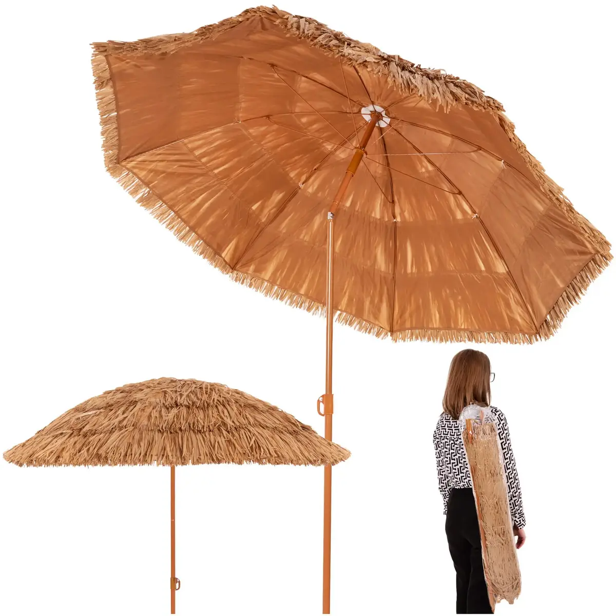 Springos BU0023 Beach Umbrella 160 cm Photo 3