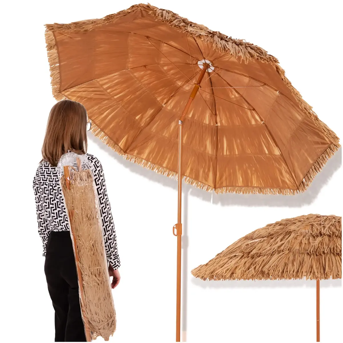 Springos BU0023 Beach Umbrella 160 cm Photo 5