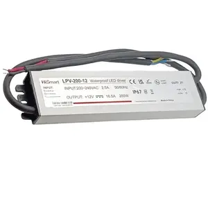 HiSmart LPV-200-12 Barošanas bloks 12V 16.5A 200W IP67