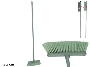 Gerimport Broom with Handle 140 cm