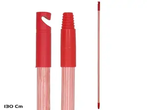 Gerimport Ergoclean Wooden Handle 130 cm Red