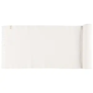 Fanni K Home Stories Silva Table Runner, 40x160 cm, White, 100% Recycled Cotton