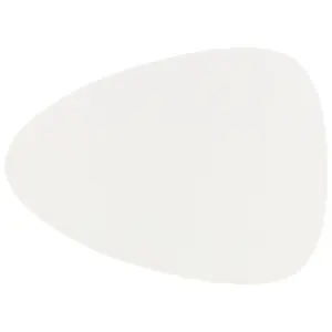 4Living Stone Table Placemat 31x42cm, White PVC