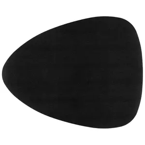 4Living Stone Table Placemat 31x42cm, Black PVC