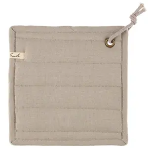 Fanni K Home Stories Raitti Pot Holder 24x24cm Light Grey Cotton