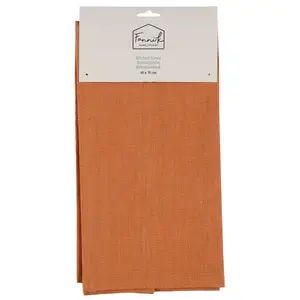 Fanni K Home Stories Pellava Linen Kitchen Towel, 45x70 cm, Orange