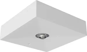 AWEX LV3N Emergency Luminaire, 1W LED, Open Area Optics, 1h Duration, IP20, White