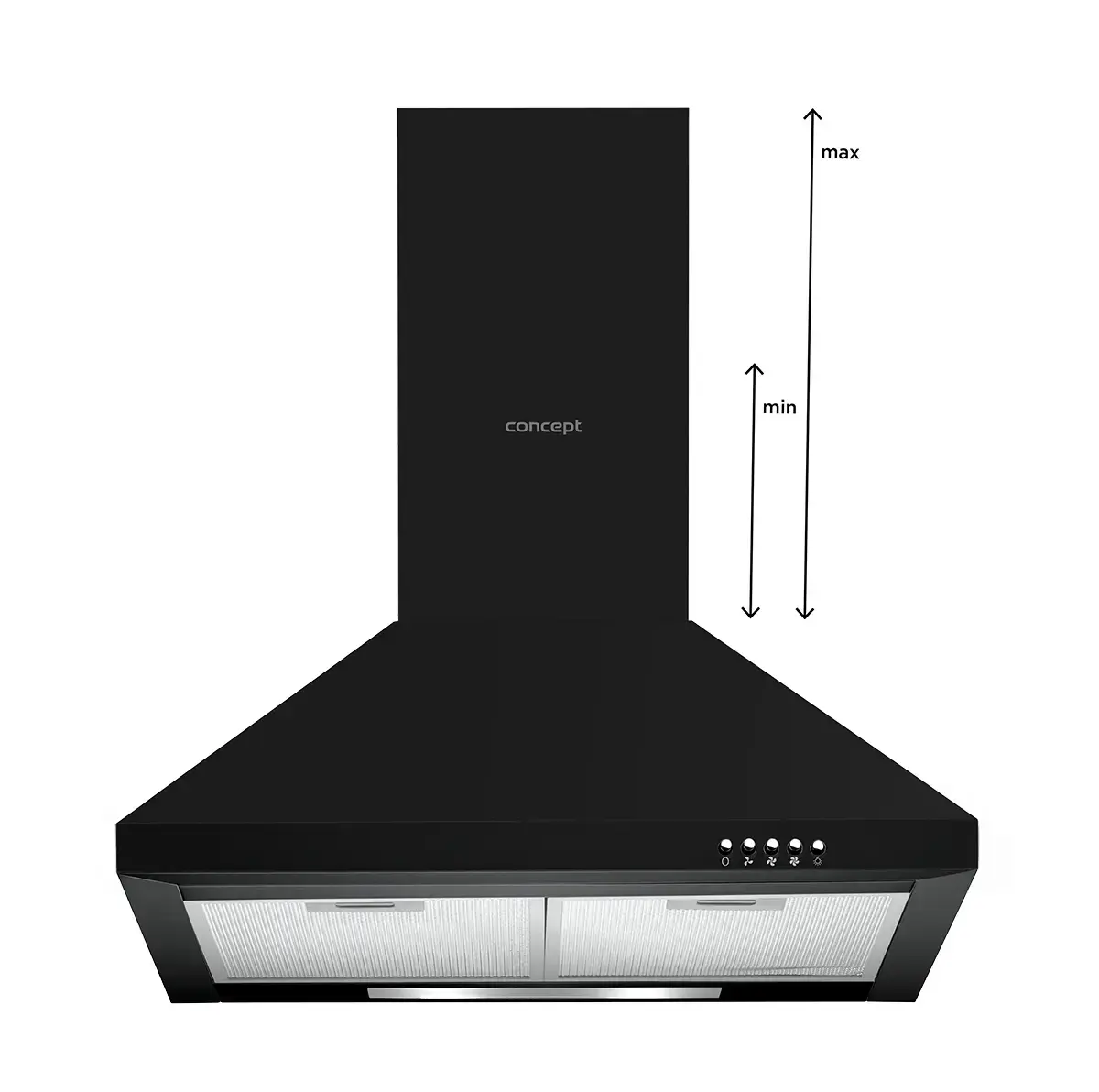 Concept OPK3560BC Wall-Mounted Cooker Hood Photo 7