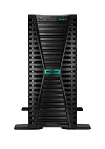 HP ProLiant ML110 Gen11 Tower Server with Intel Xeon Silver 4510 2.4GHz 12-core Processor, 64GB DDR5-SDRAM Memory, 8 SFF Drive Bays, and Dual 1000W Power Supplies