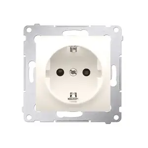 Розетка электрическая Kontakt-Simon DGSZ1Z.01/41 Schuko, 16А, 250В, IP20, белая