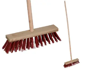 Gerimport Wooden Broom with Handle 118 cm