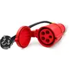 QOLTEC CEE 32A 5P 400V to SCHUKO Power Adapter Photo 2