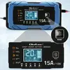 Qoltec 12V 15A Battery Charger for AGM, GEL, LiFePO4 Photo 4