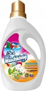 Гель для стирки цветного белья Der Waschkönig с экстрактом апельсина и хлопка, 3 л, 100 стирок