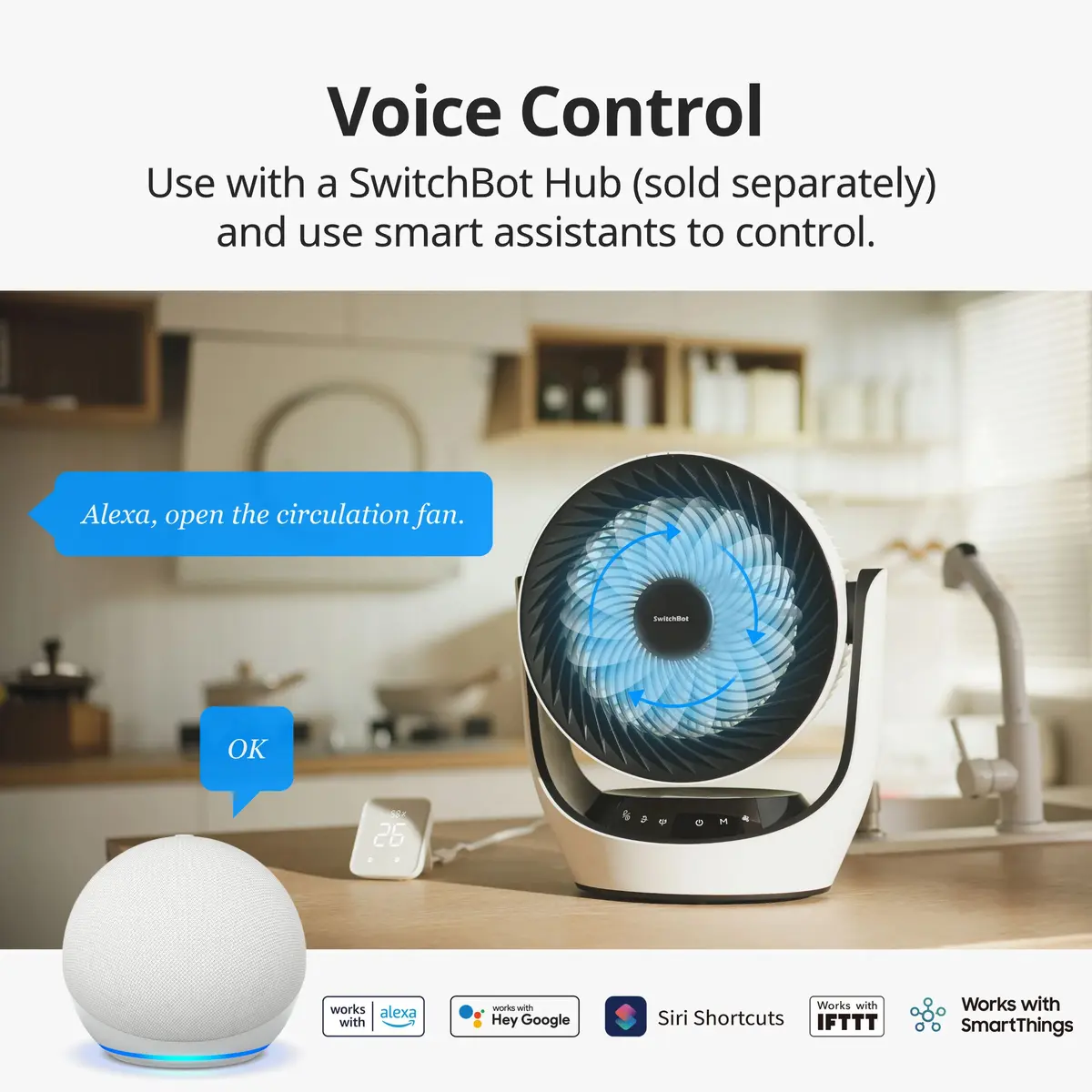 Аккумуляторный вентилятор SwitchBot W3800510 Photo 6