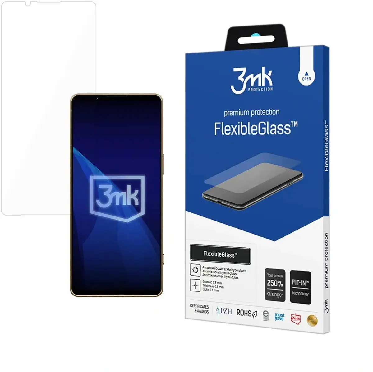3MK FlexibleGlass ekrāna aizsargstikls Sony Xperia