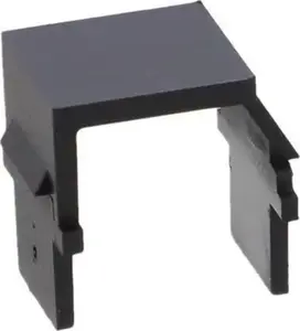 Kontakt-Simon RJ45/RJ12 Port Blanking Insert for Data Socket Cover, Matte Black