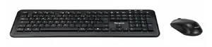 Targus AKM610FR Wireless Keyboard and Mouse Set, Full-size, AZERTY French Layout, Black
