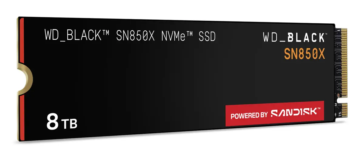 WD_BLACK SN850X 8 ТБ NVMe M.2 SSD Photo 3