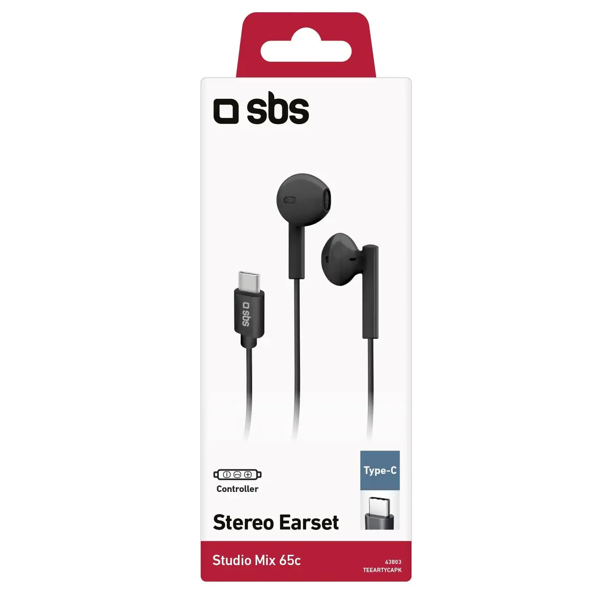 Проводные наушники SBS Mobile Studio Mix 65c USB Type-C Photo 3
