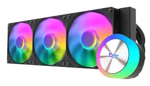 Darkflash DG360 Processor All-in-one Liquid Cooler Black with 12 cm Fans and 2.3 mmH2O Maximum Air Pressure