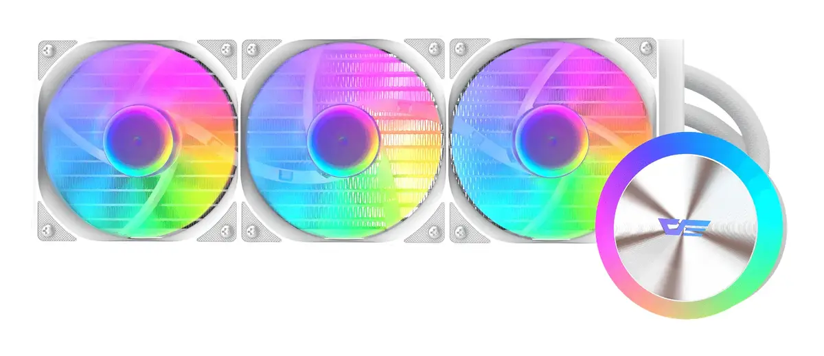 Darkflash DG360 Processor Liquid Cooler White Photo 2