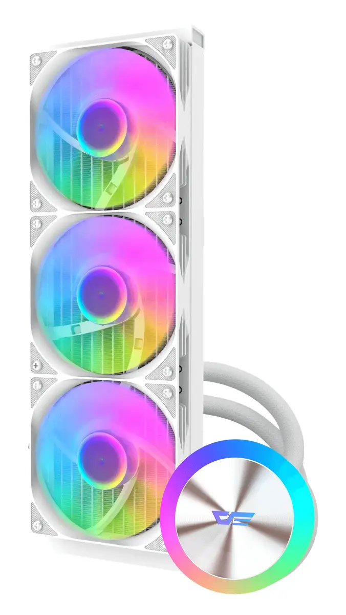 Darkflash DG360 Processor Liquid Cooler White Photo 3