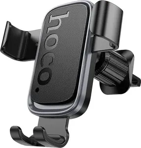 HOCO H80 Gravity Car Phone Holder for Air Vent, Black and Gray