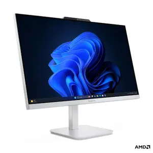 Lenovo A105 All-in-One PC, 23.8-inch FHD, AMD Ryzen 5, 16GB RAM, 512GB SSD, No OS, Gray
