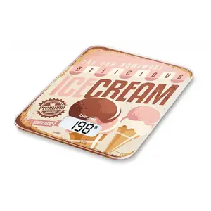 Beurer KS 19 ICE CREAM digitālie virtuves svari, 5 kg ietilpība, 1 g precizitāte