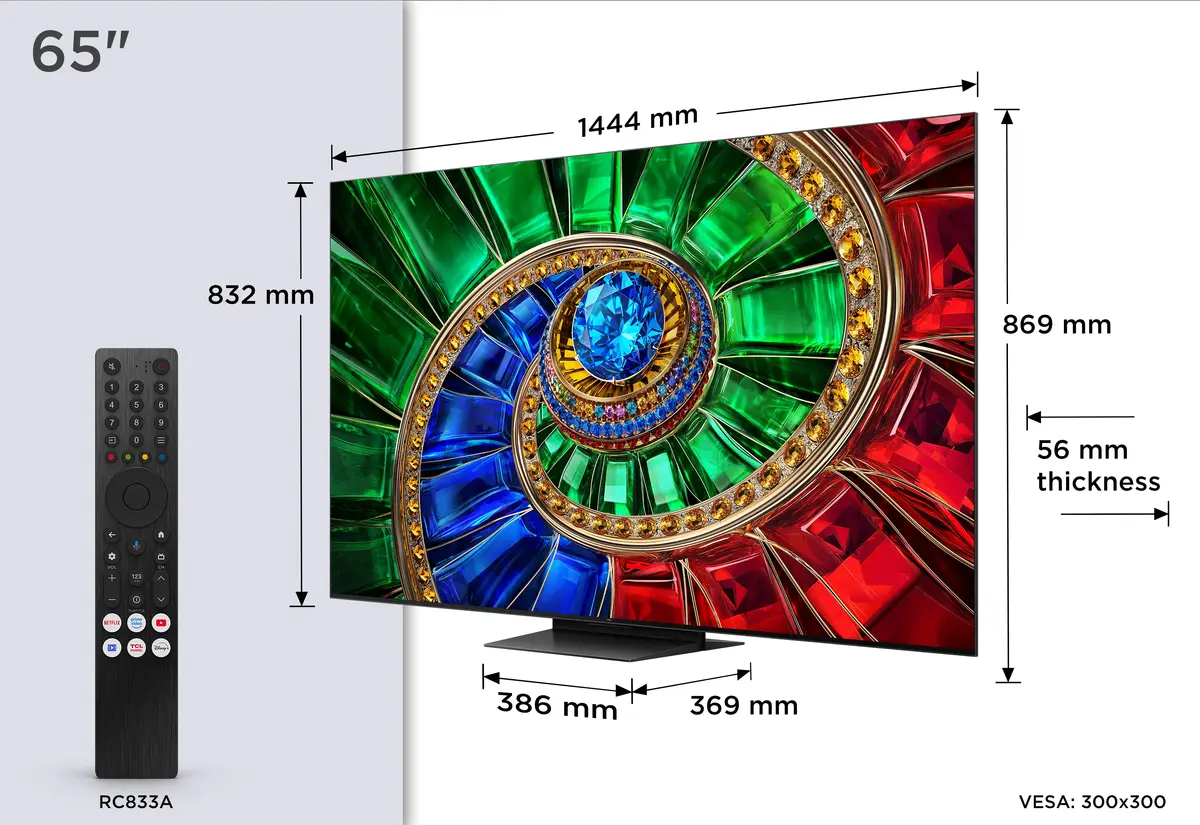 Телевизор TCL 65RM7L 65" 4K Ultra HD Smart TV Photo 4