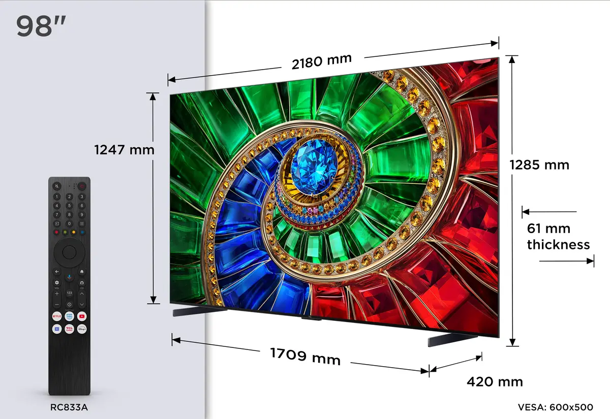 TCL 98RM7L 98" 4K Ultra HD Smart TV Photo 4