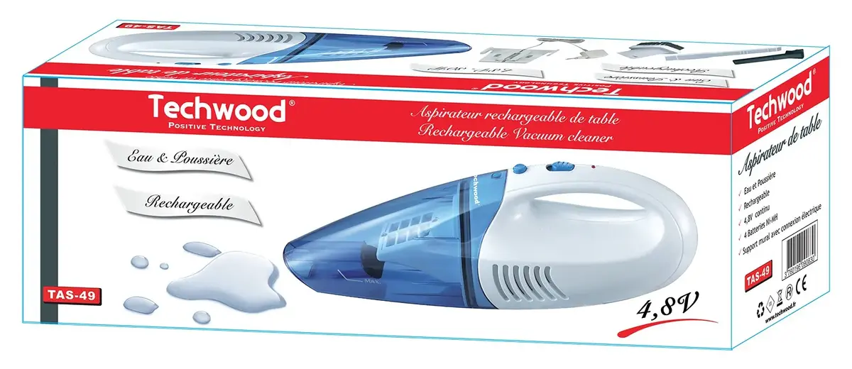 Ручной пылесос Techwood TAS-49 Photo 3