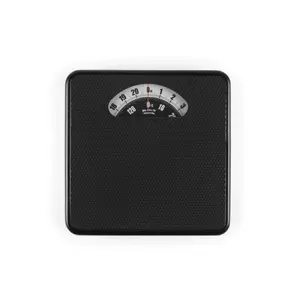 Salter SA00700BBFEU12 Large Dial Mechanical Bathroom Scale, Black