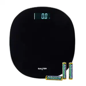 Salter SA00709BFEU12 apaļi elektroniskie svari, melni