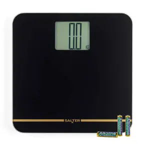Электронные напольные весы Salter 9075 BGFEU12 Max, черный/золотой