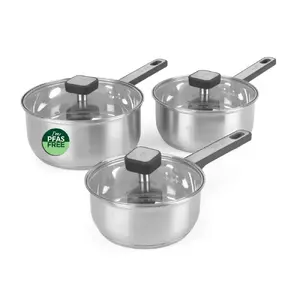 Salter BW14627 Expert 3-Piece Pan Set (16cm, 18cm, 20cm)