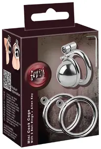 Клетка для пениса Fetish Collection Mini с 3 кольцами
