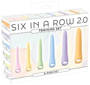 You2Toys Six in a Row Training Set 2.0 Silicone Dildo Set for Stretching and Pelvic Floor Training