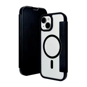 Чехол-книжка dbramante1928 Helsinki MS для Apple iPhone 17e, 16e, 15, 14, 13, совместим с MagSafe, черный