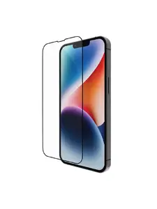 Защитное стекло dbramante1928 Eco-Shield для Apple iPhone 17e, 16e, 14, 13, 13 Pro, черная рамка