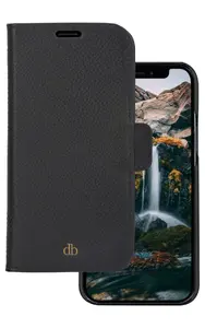 dbramante1928 New York Wallet Case for iPhone 13 Pro Max, Night Black