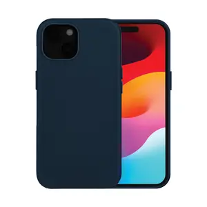 Кожаный чехол dbramante1928 Roskilde MS для iPhone 17e, 16e, 15, 14, 13, синий
