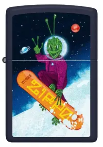 Zippo šķiltavas 46845 Alien Skateboarder Design