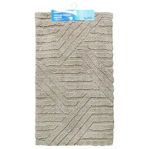 Baltic Aqua Square Bathroom Mat 70x120cm, Khaki