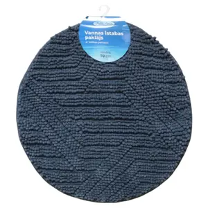 Коврик для ванной комнаты Baltic Aqua Square, 70 см, серый